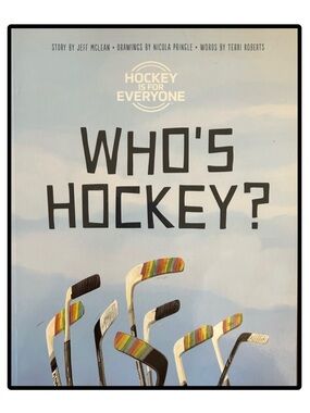 BUNDLE & SAVE🎉 Who's Hockey? Softcover Book